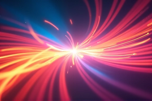 Abstract light trails depicting dynamic energy flow, symbolizing natural energy boost.