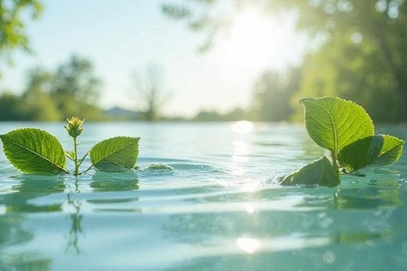 Abstract image representing quality control and purity in nature
